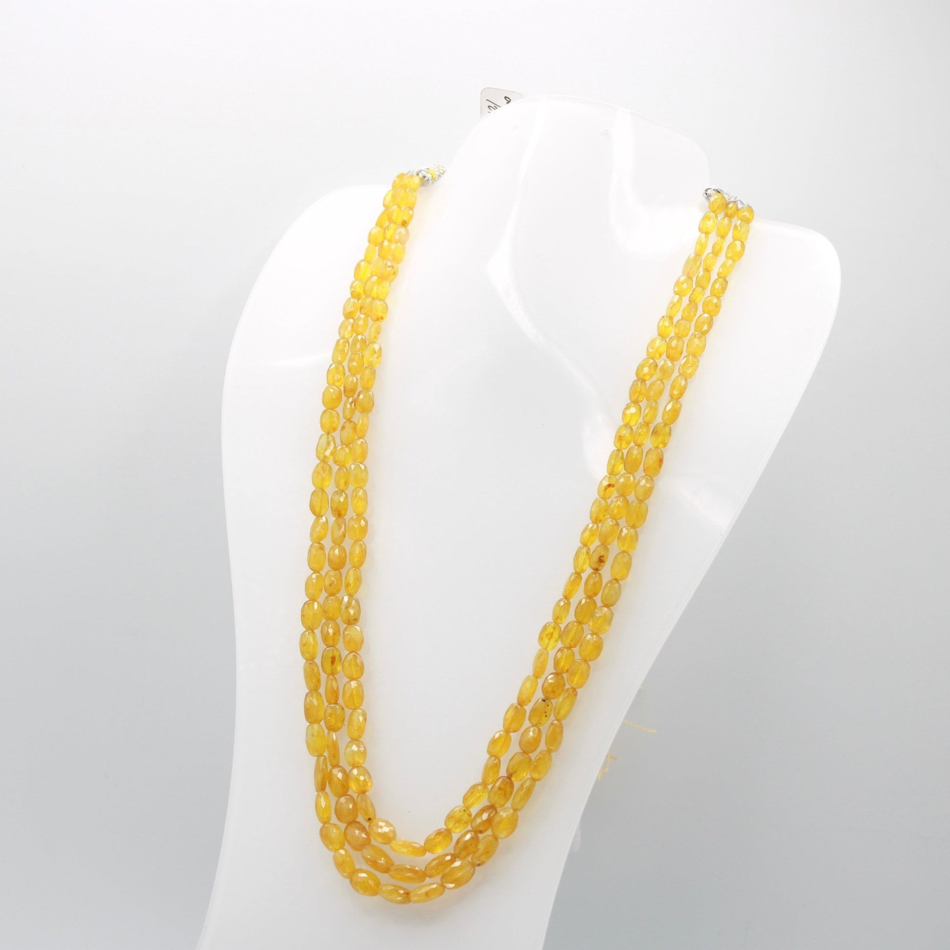 Yellow Sapphire Necklace - Taj Mahal Gems