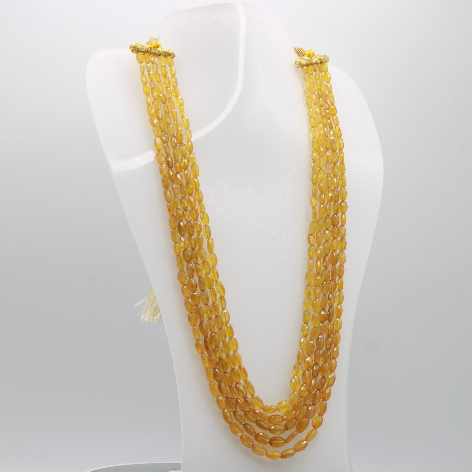 Yellow Sapphire Necklace - Taj Mahal Gems