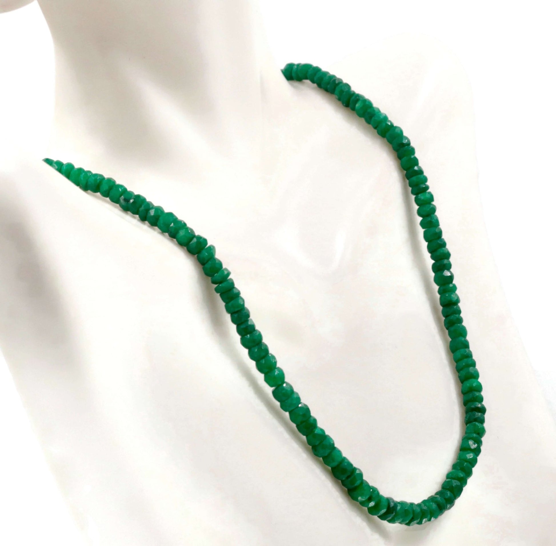 14KY Natural Corundum Necklace - Taj Mahal Gems