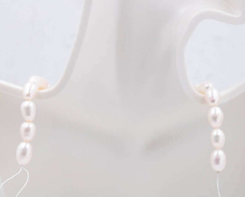 Freshwater Cultured Real Pearls Beads Strand - Taj Mahal Gems
