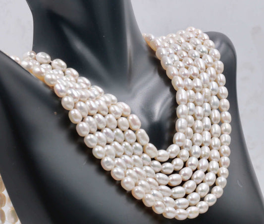 Freshwater Pearl Bead Strand - Taj Mahal Gems