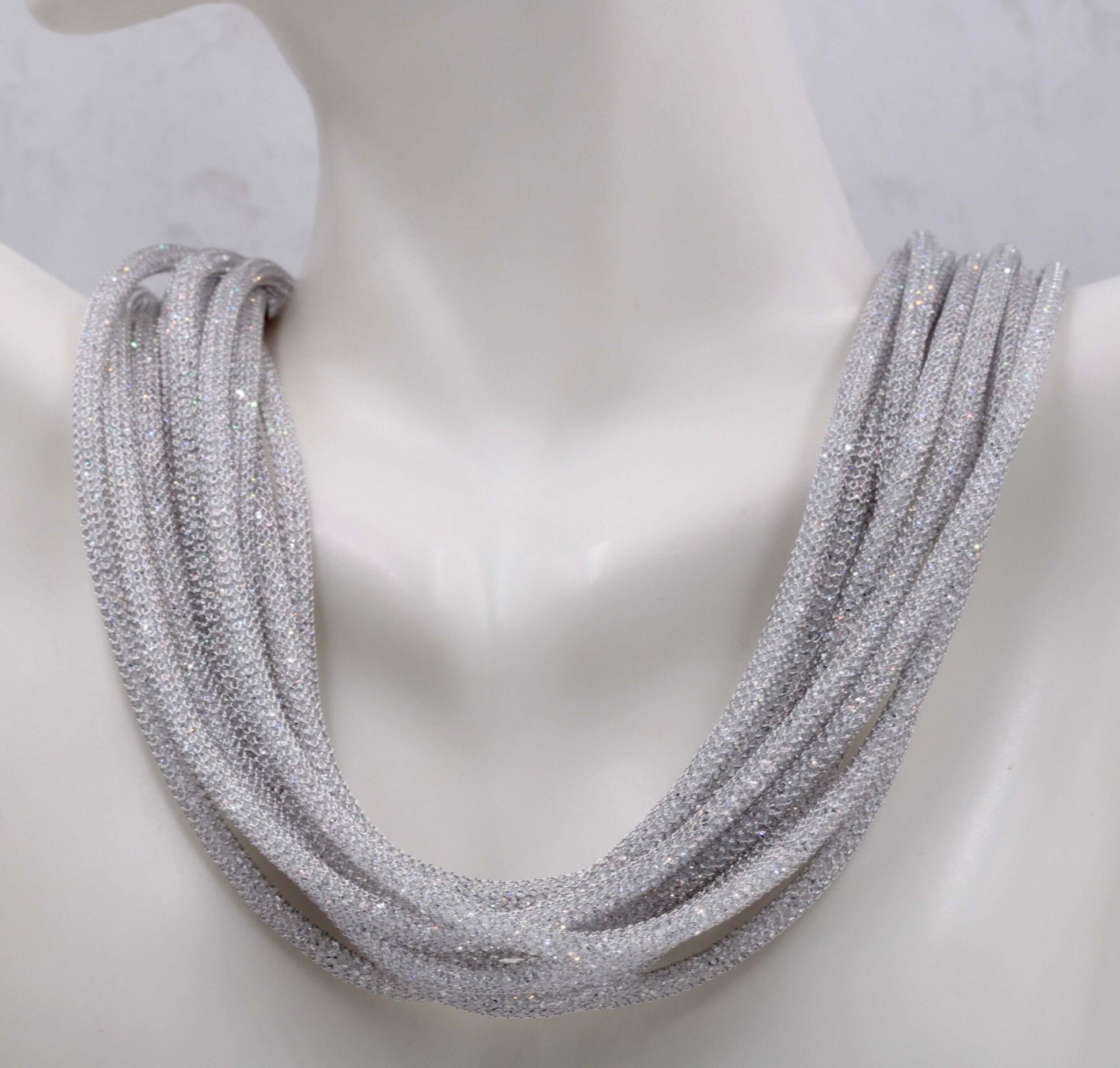 Gold Mesh Rose Gold Chain - Taj Mahal Gems
