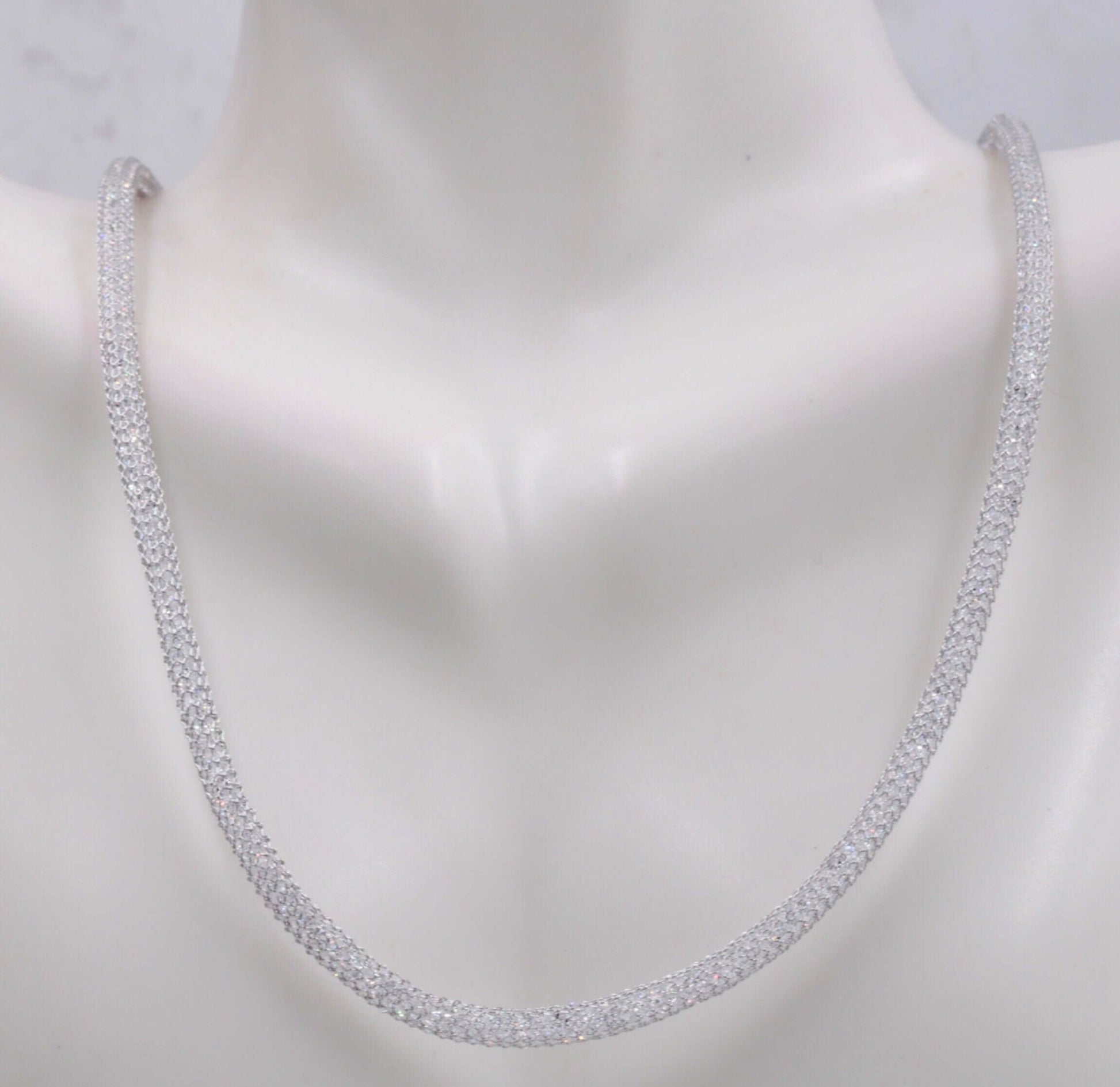 Gold Mesh Rose Gold Chain - Taj Mahal Gems