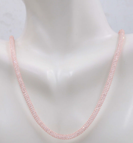 Gold Mesh Rose Gold Chain - Taj Mahal Gems