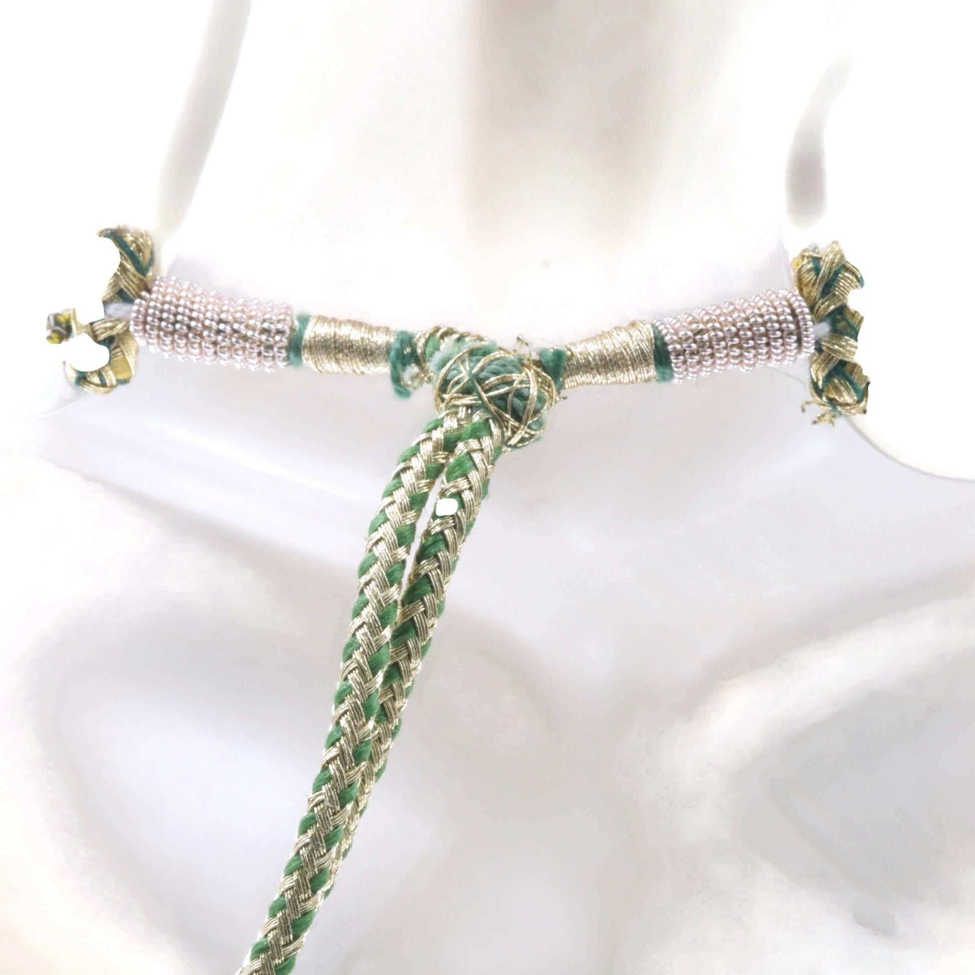 Multi - Color CZ Beaded Necklace - Taj Mahal Gems
