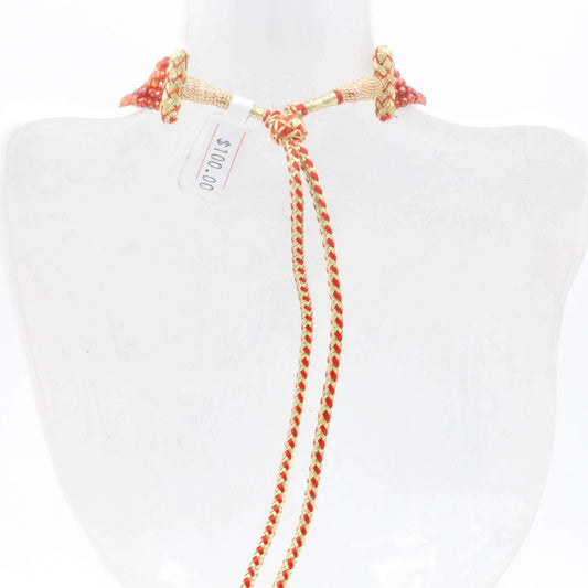 Multi - Color CZ Beaded Necklace - Taj Mahal Gems