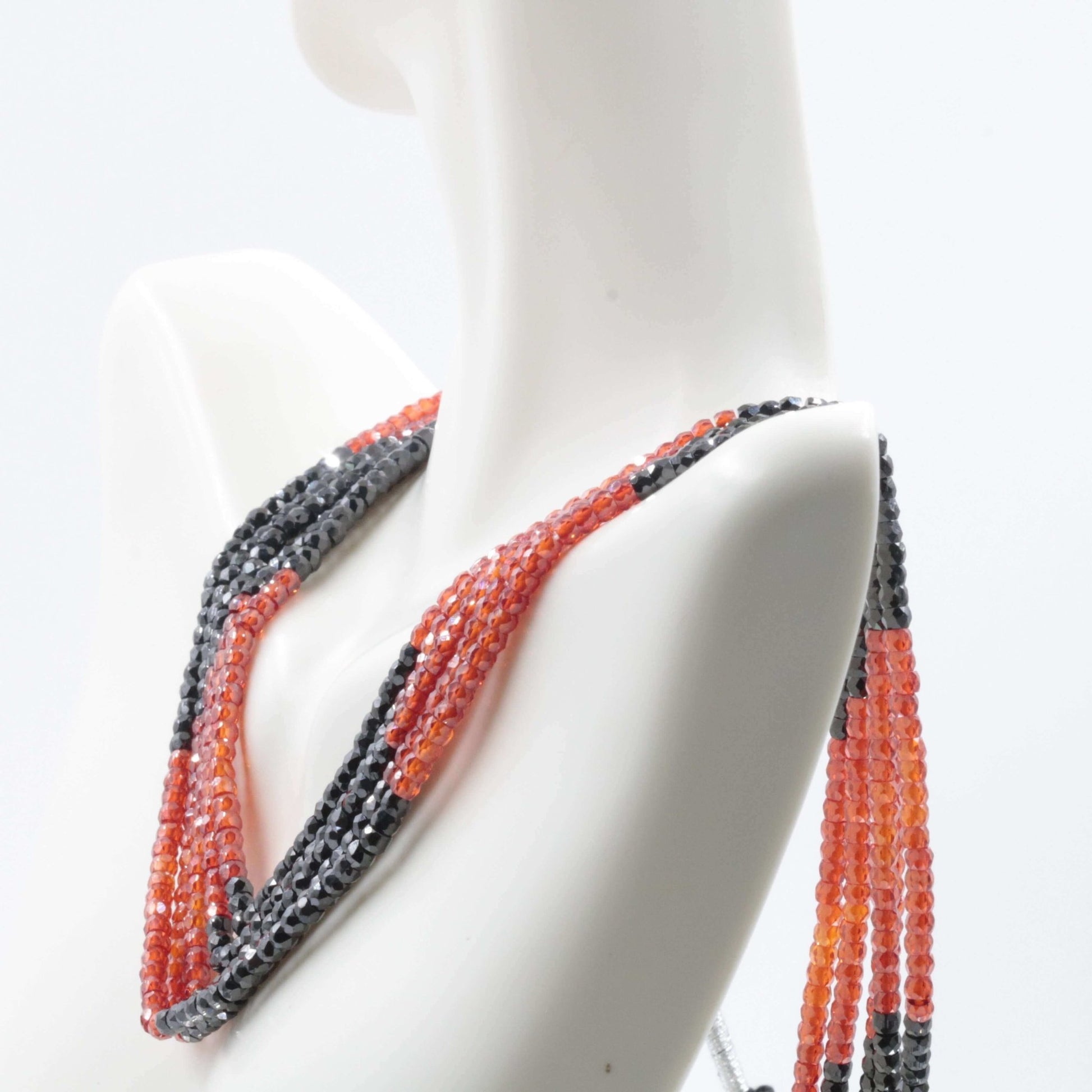 Multi - Color Zircon Beads Necklace - Taj Mahal Gems