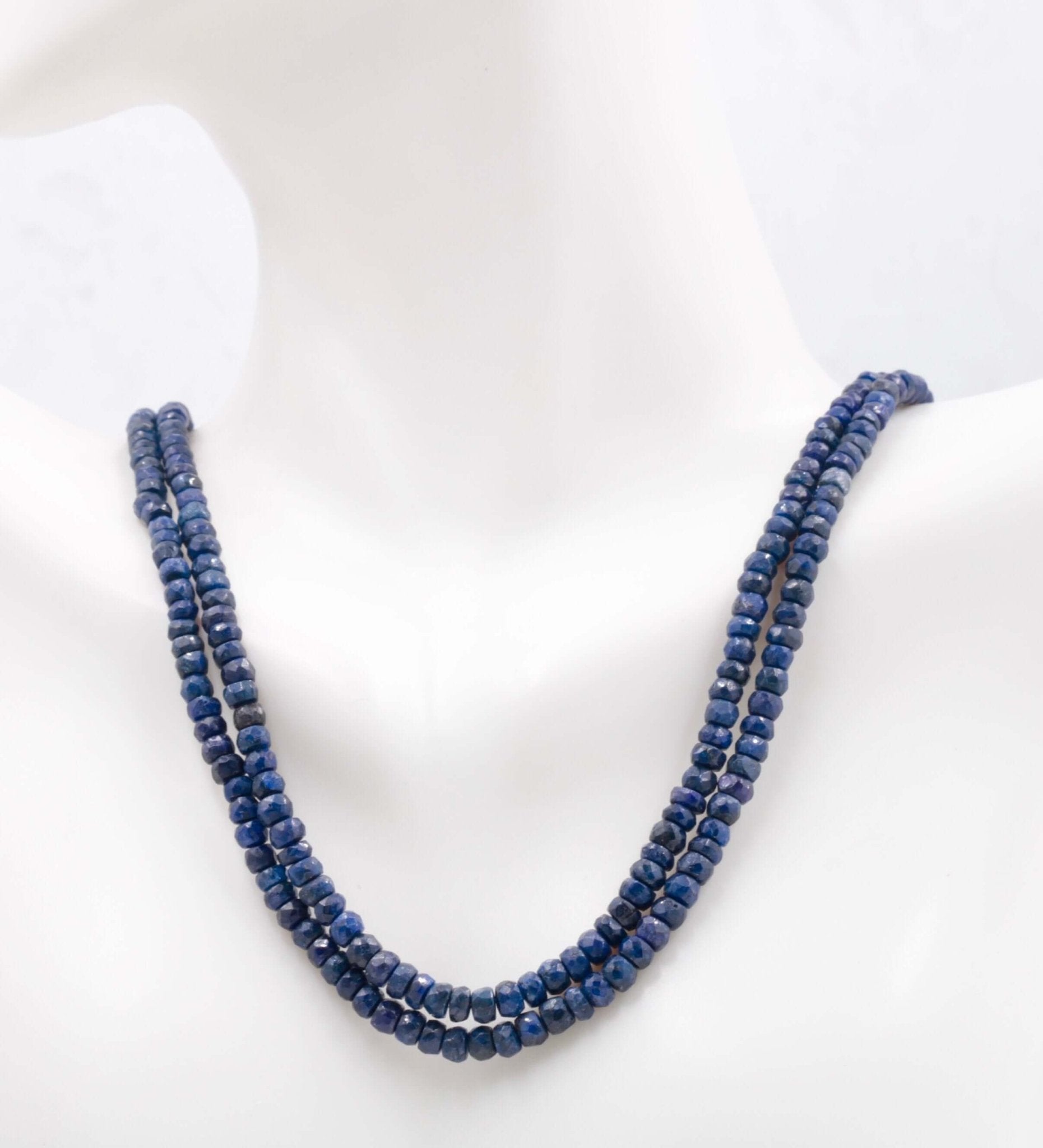 Natural Blue Sapphire Necklace - Taj Mahal Gems