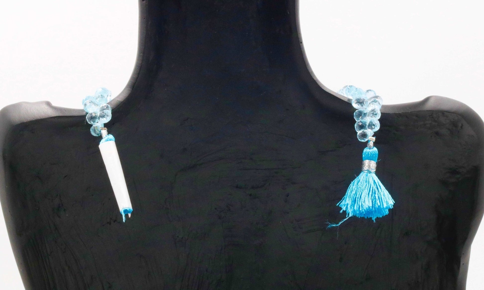 Natural Blue Topaz Beads - Taj Mahal Gems