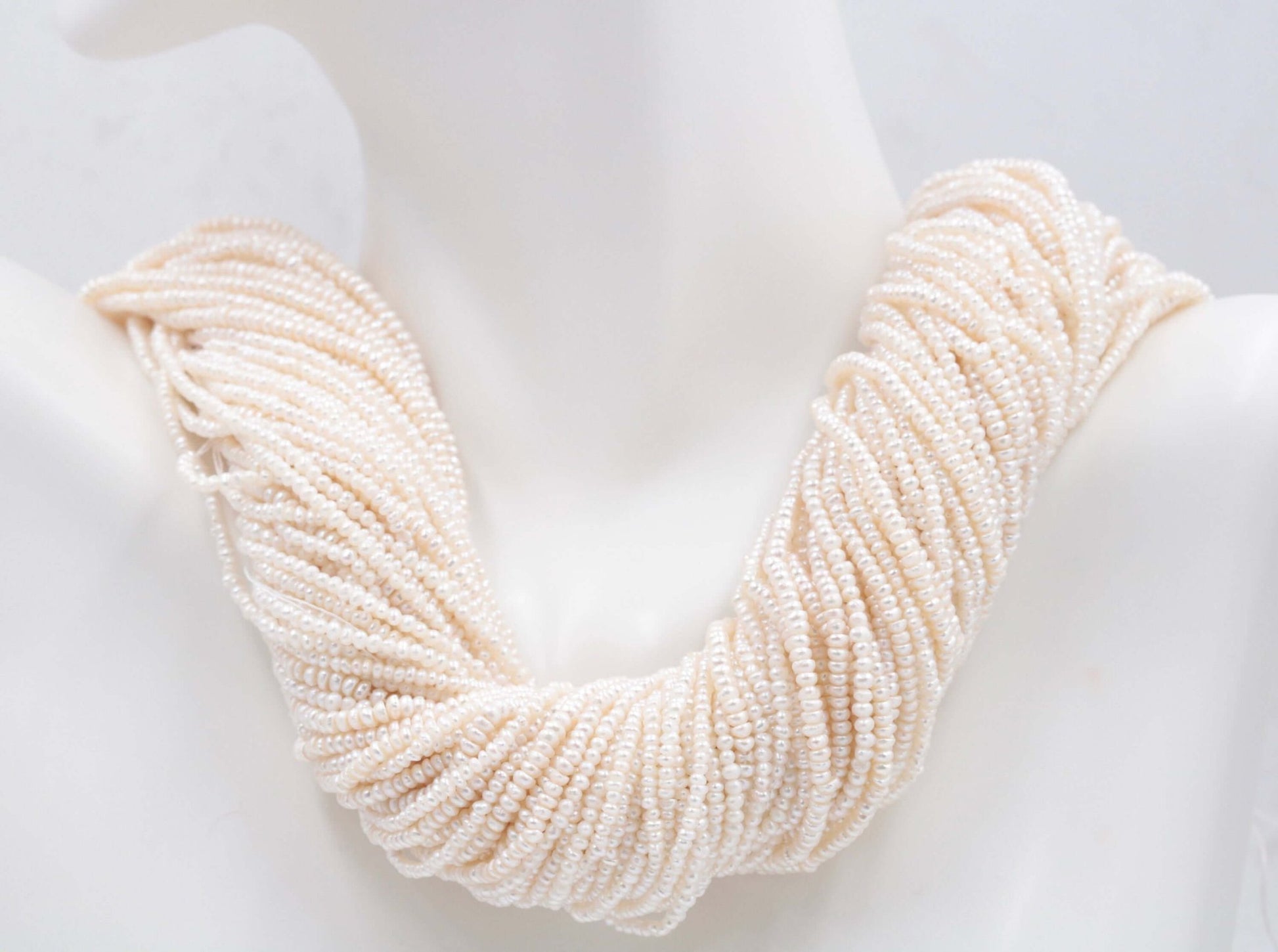 Natural Freshwater Cultured Pearls Beads Strand - Taj Mahal Gems