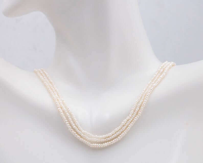 Natural Freshwater Cultured Pearls Beads Strand - Taj Mahal Gems
