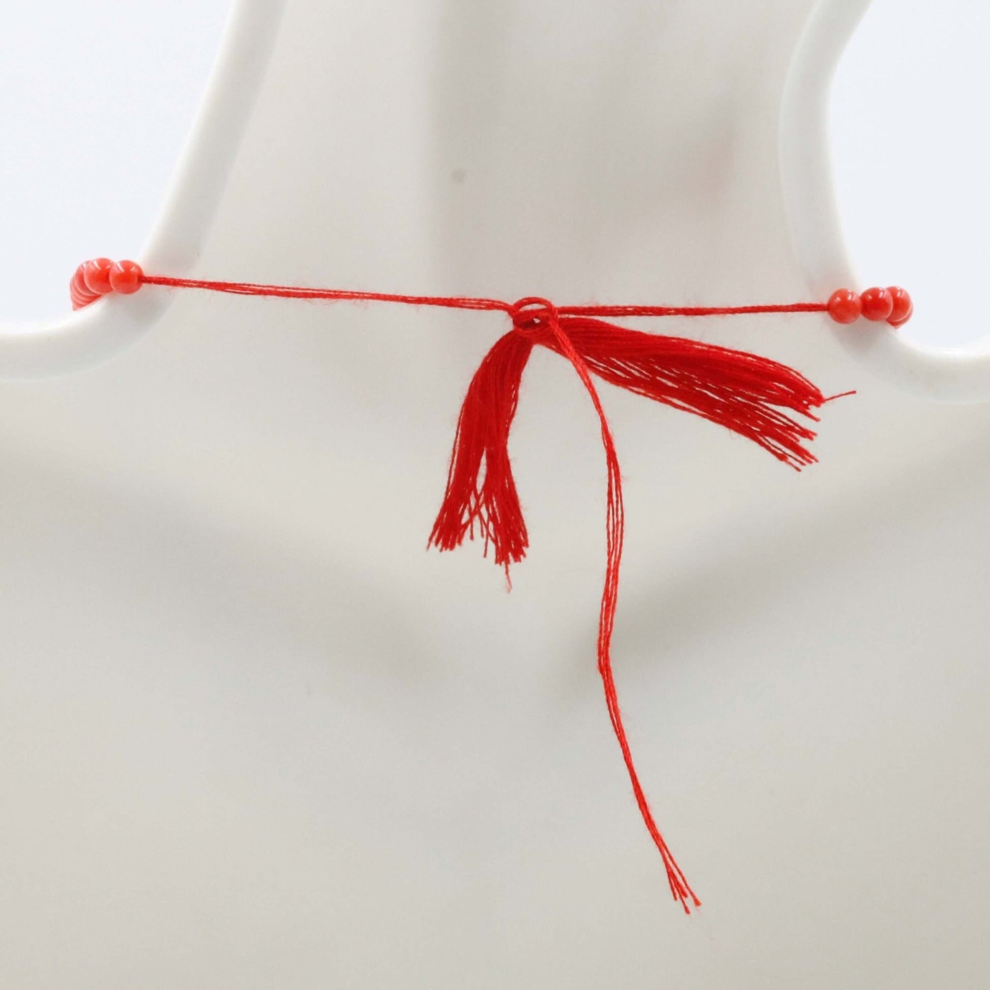 Natural Orange Coral Beads Strand - Taj Mahal Gems