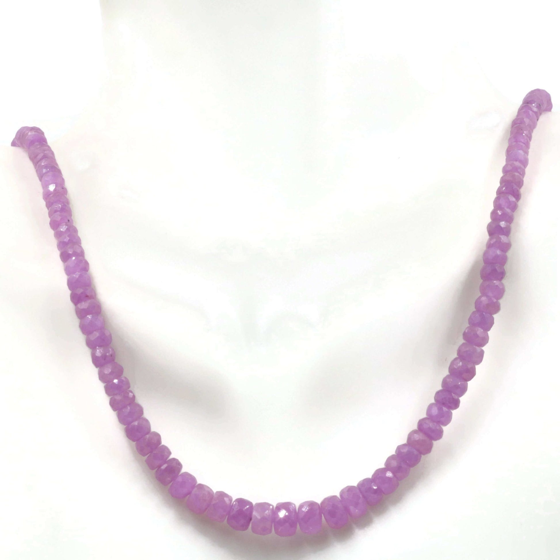 Natural Pink Sapphire Beaded Strands - Taj Mahal Gems