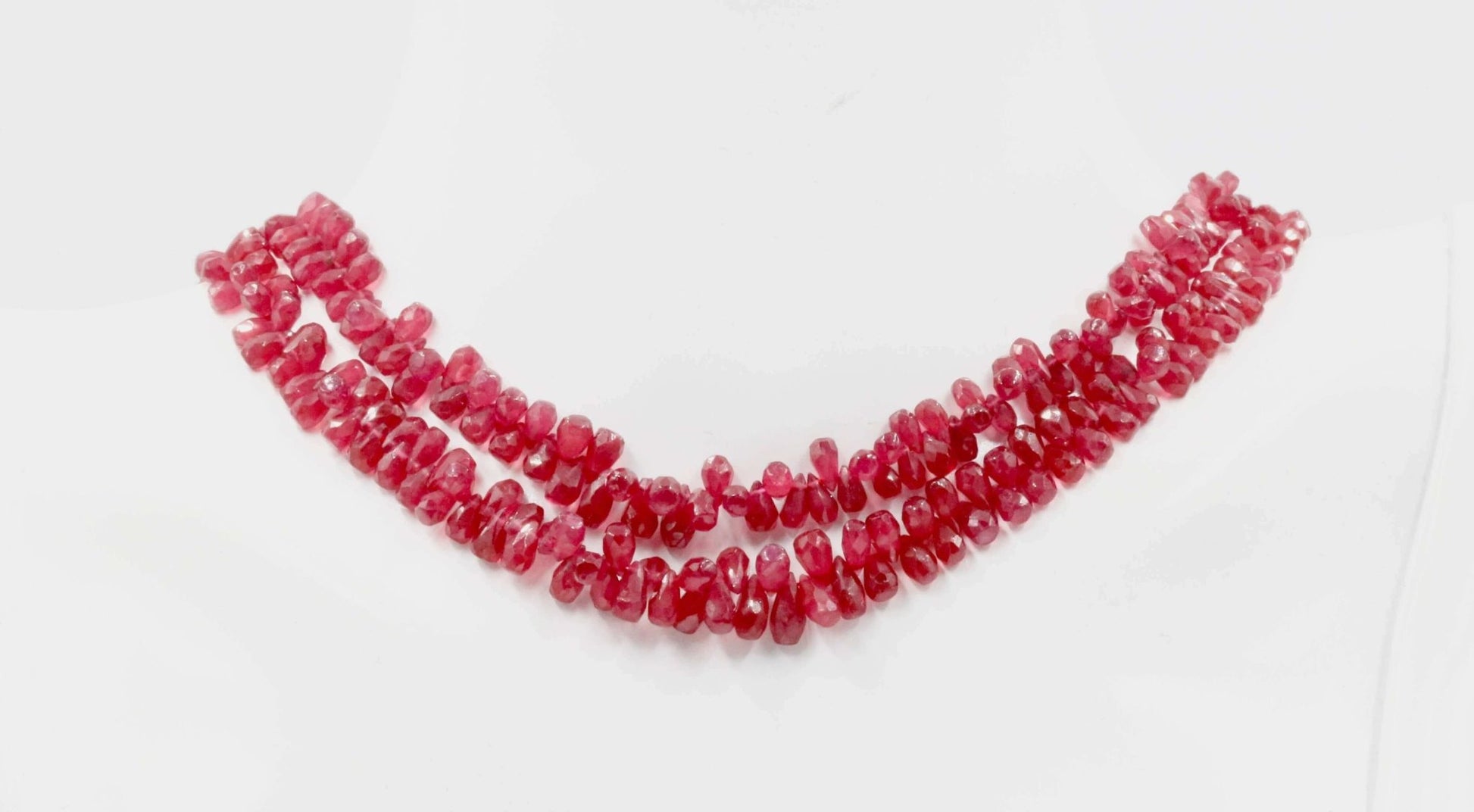 Natural Ruby Beads Strand - Taj Mahal Gems