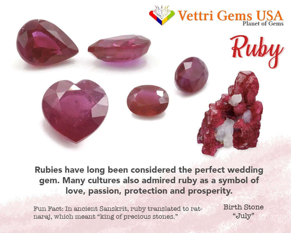 Natural Ruby Briolette Drops Beads Strand - Taj Mahal Gems