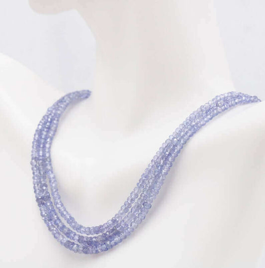 Natural Tanzanite Gemstone Necklace - Taj Mahal Gems