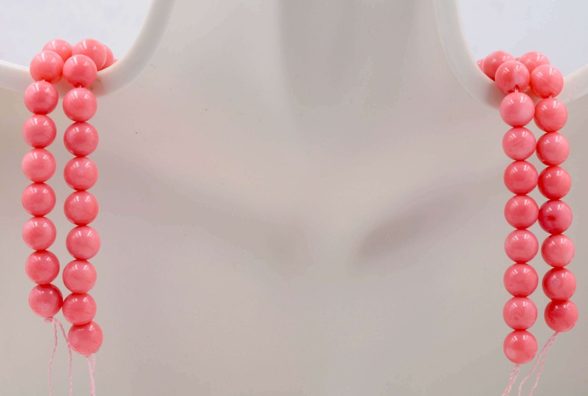 Pink Coral Gemstone Beads Strand - Taj Mahal Gems