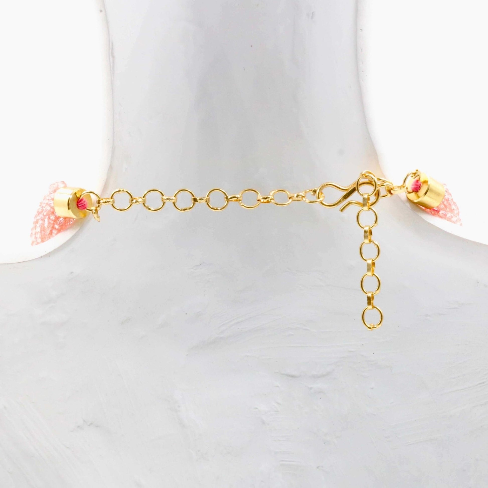 Single Color CZ Beads Necklace - Taj Mahal Gems