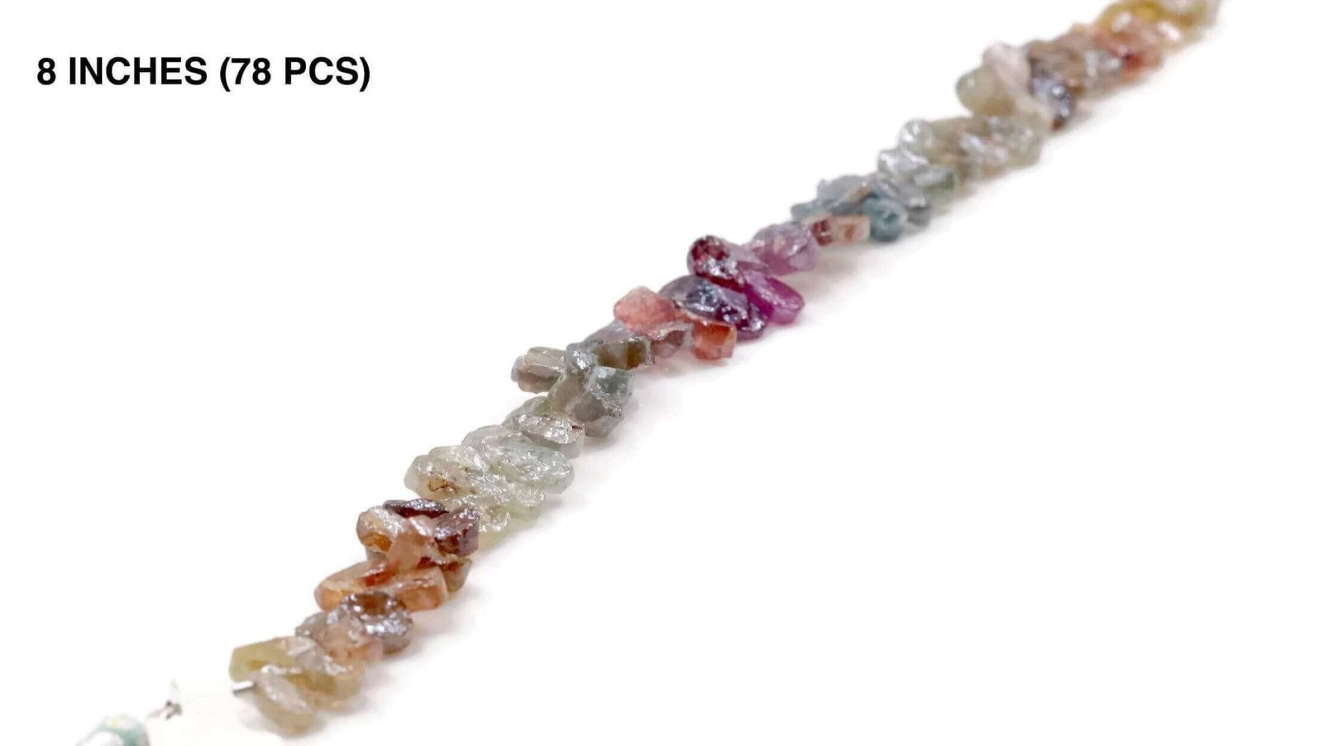 Umba Multi Color Sapphire Beads Strand - Taj Mahal Gems