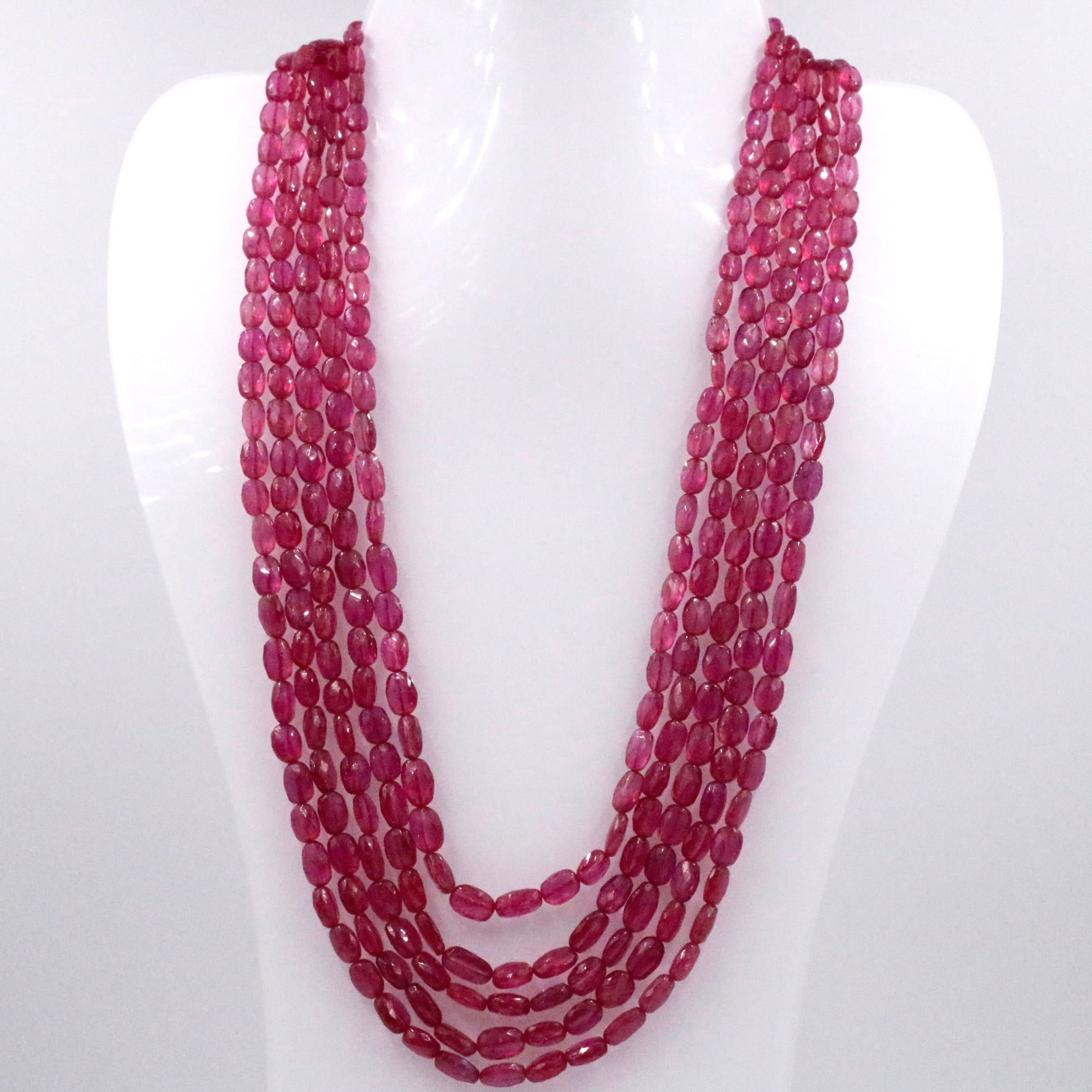 Ruby Bead Necklace in New York Luxurious Gemstone Jewelry