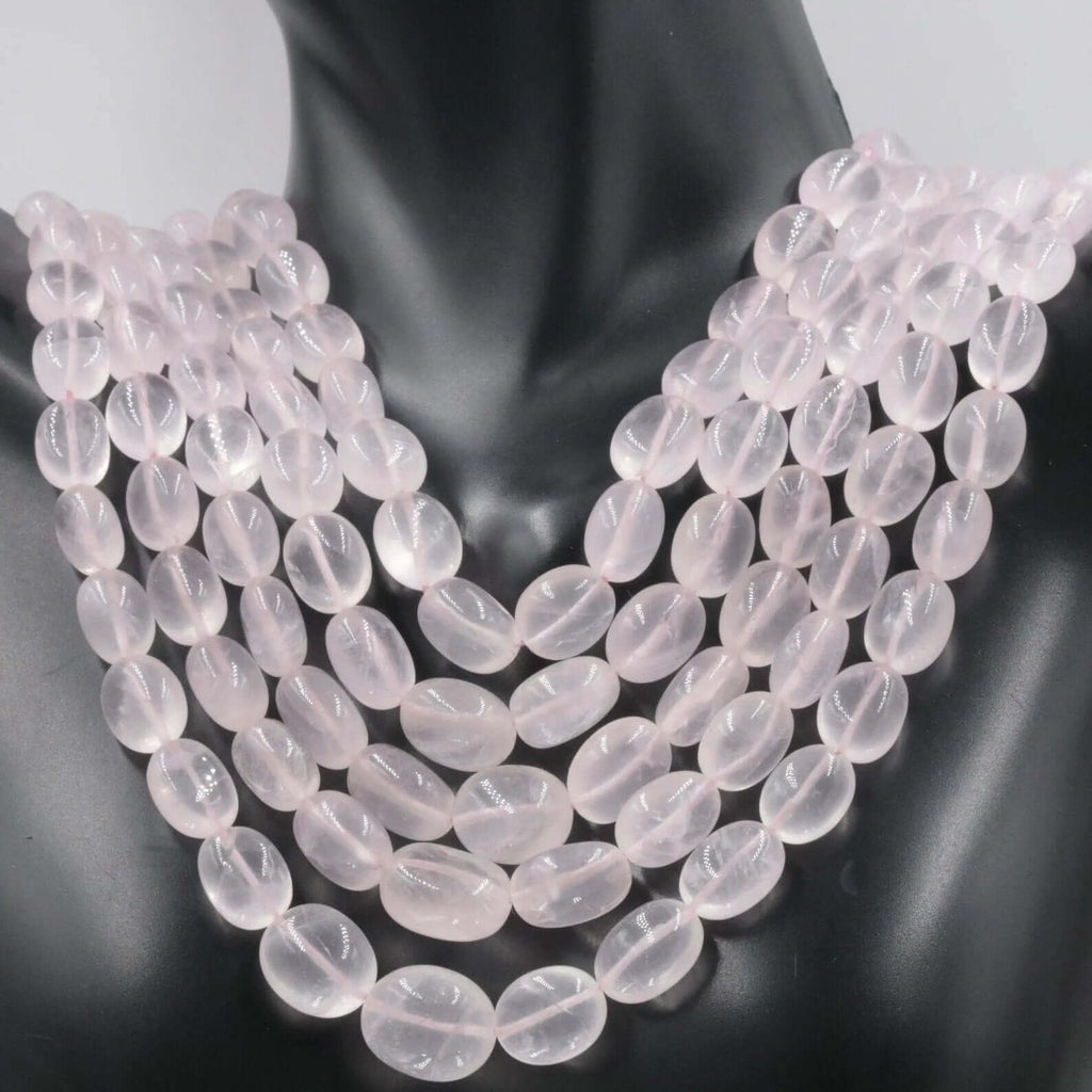 Rose Quartz Beads necklace
