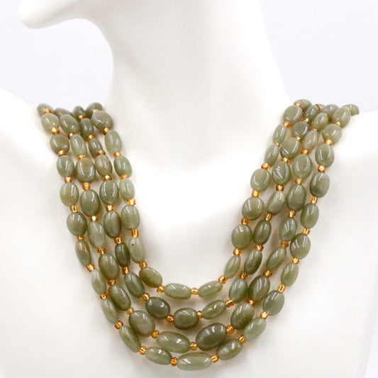 Chrysoberyl Beaded Necklace