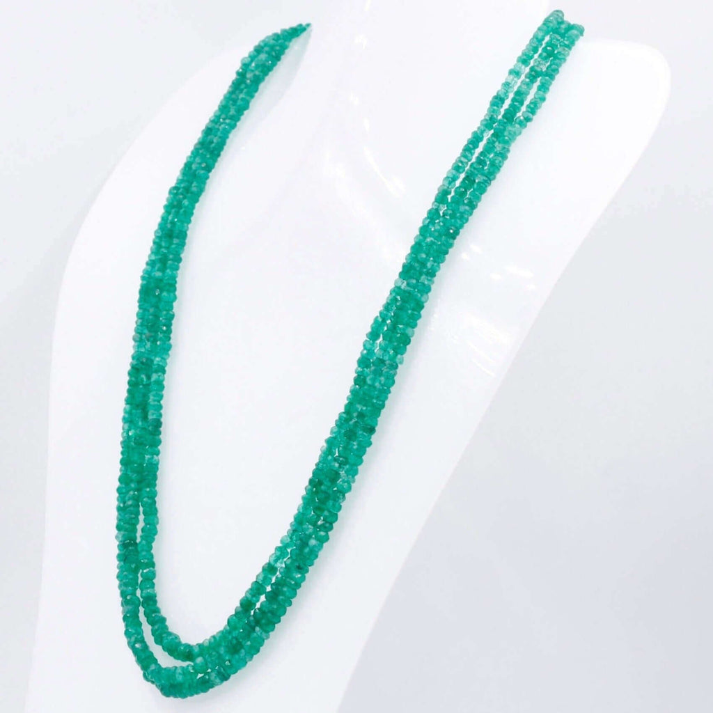 Emerald Beaded Indian Necklace Design Collection