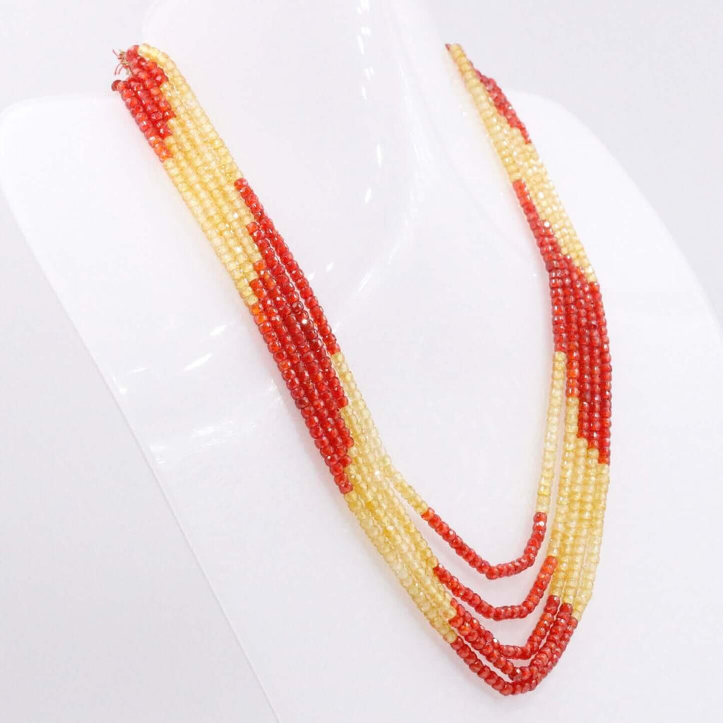 Colorful CZ Necklace for Indian Jewelry Design Collection