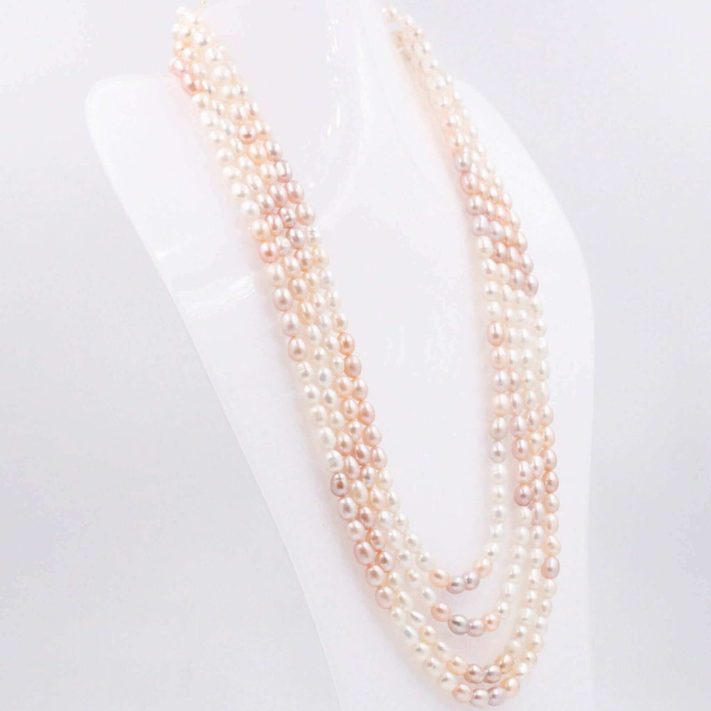 Layered Freshwater Pearls Indian Jewelry Design
