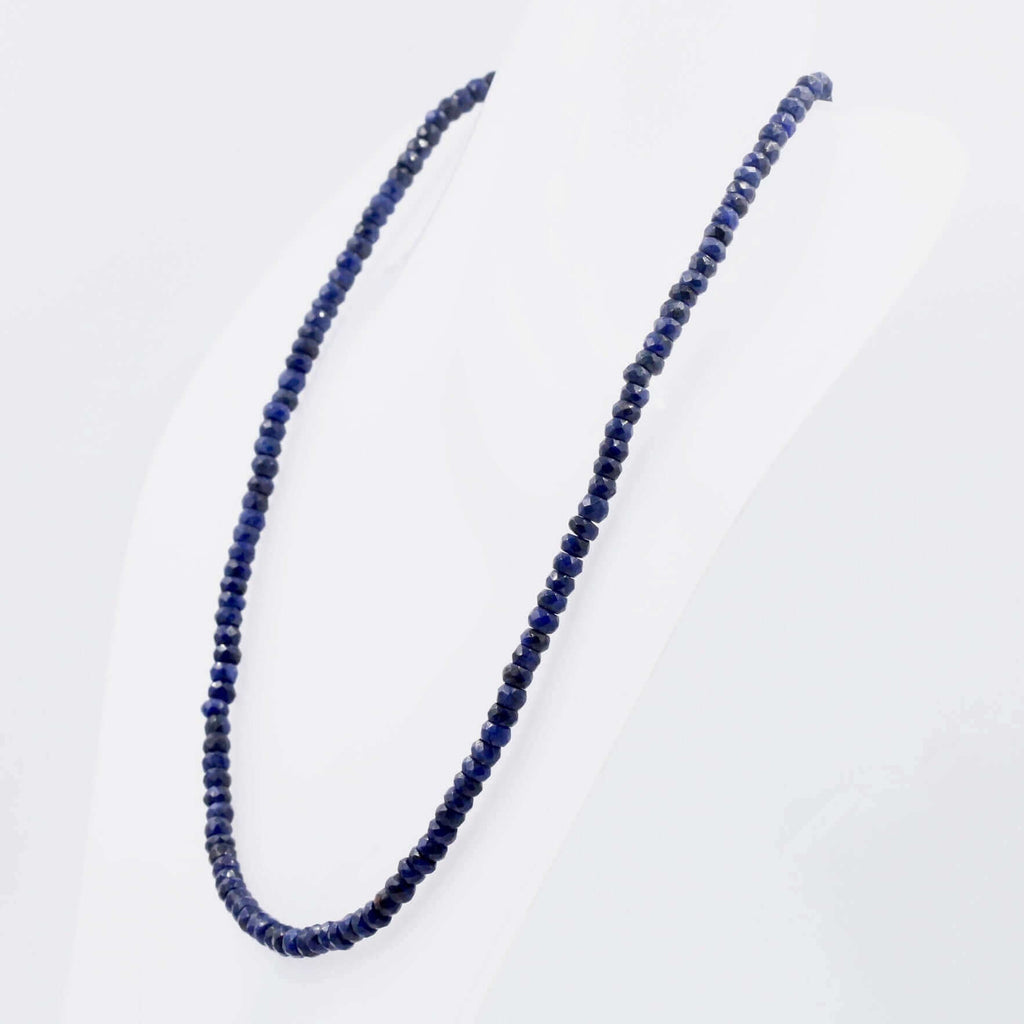 Sapphire Layering Necklace: Genuine Gemstone Charm
