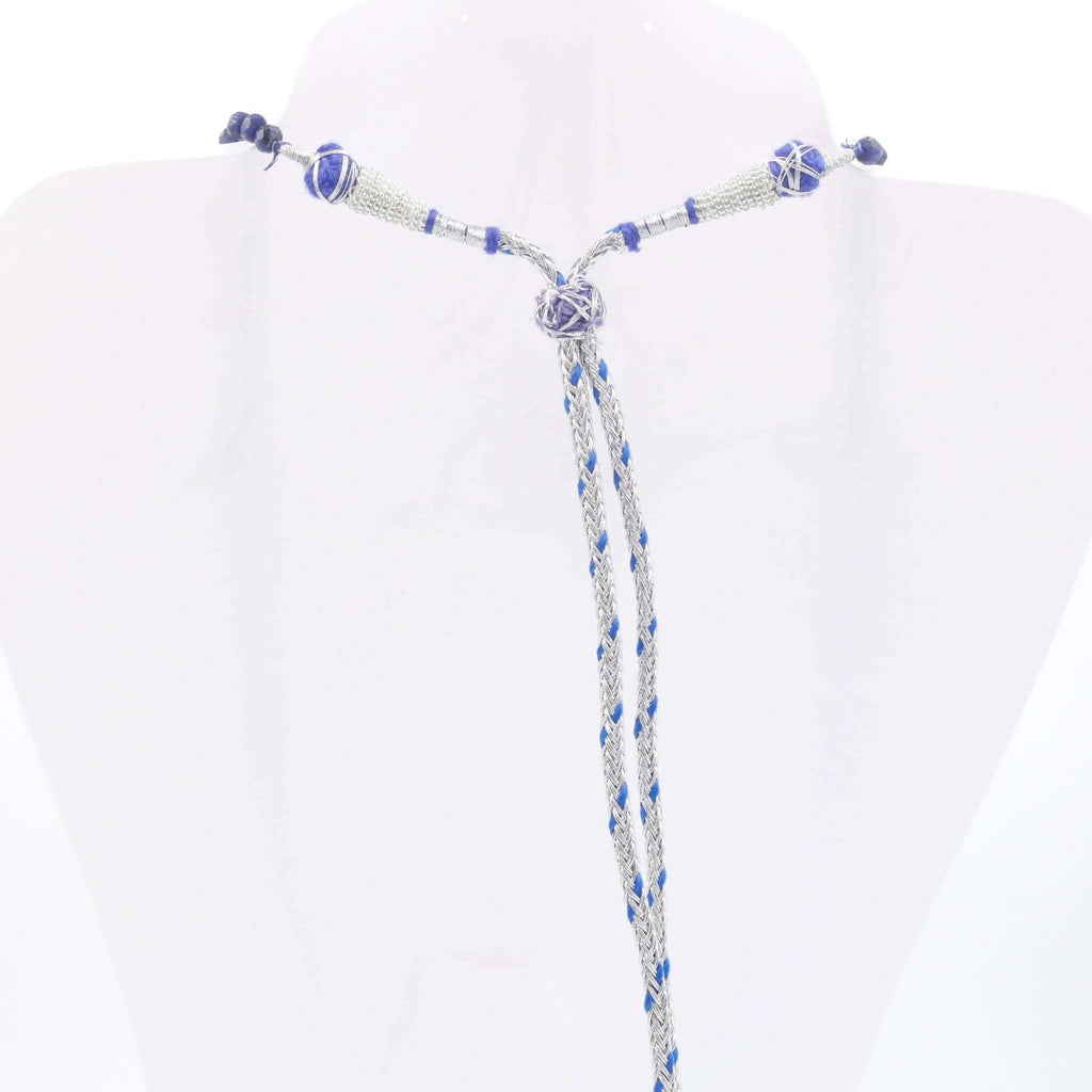 September Birthstone Sapphire Necklace: Stylish Layering