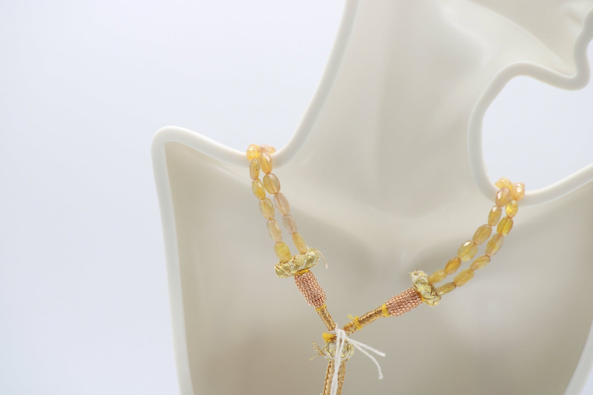 Natural Yellow Sapphire Necklace - Taj Mahal Gems