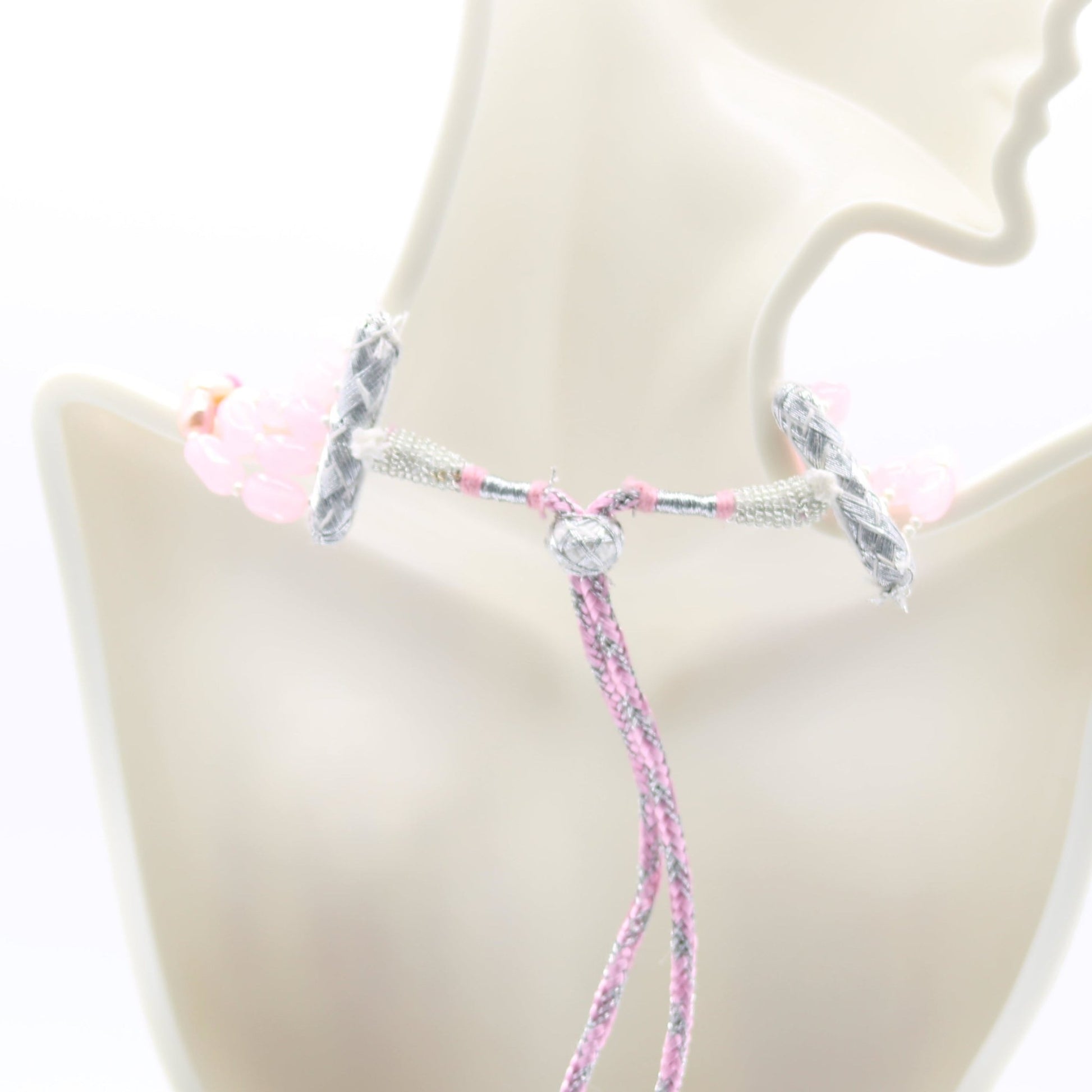 Pink & Rose Jade Necklace - Taj Mahal Gems
