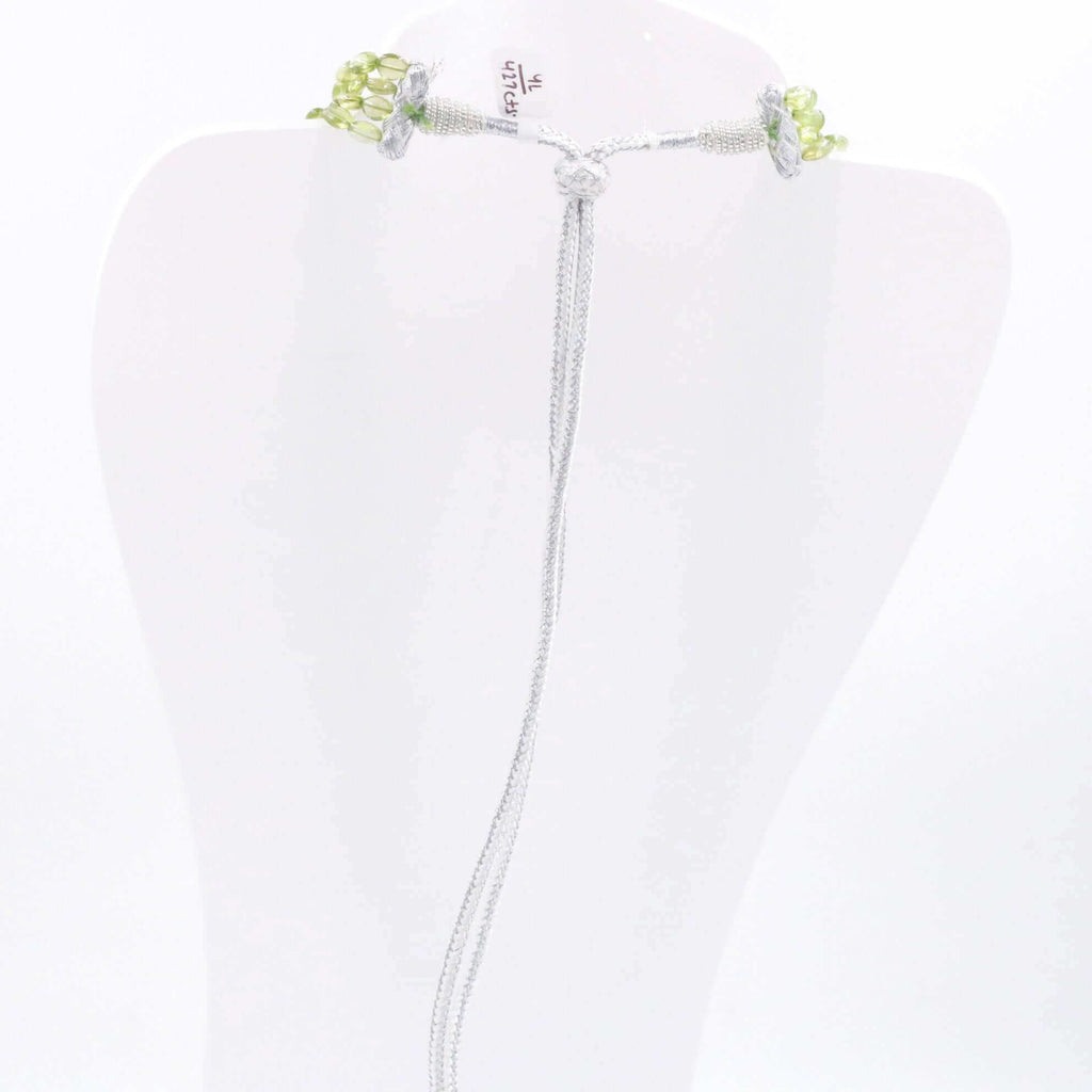Layered Peridot Necklace with Natural Green Gemstone Beads for an Elegant Look
