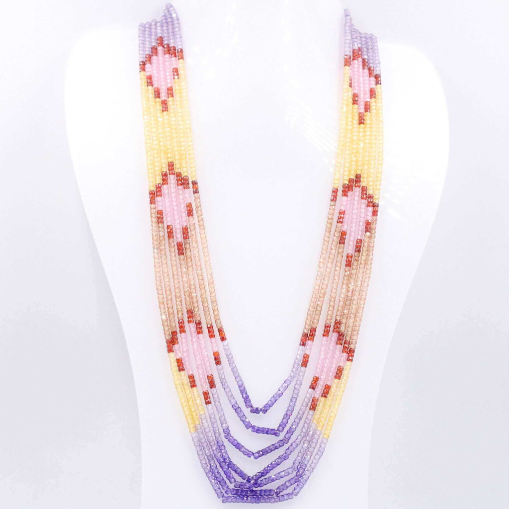 Layered Cubic Zirconia Necklace Set