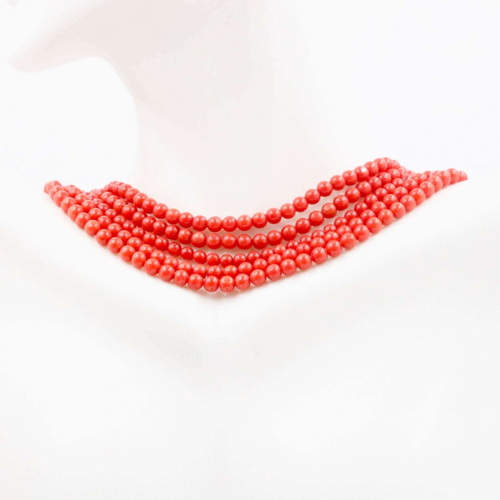 DIY Jewelry Supplies - Natural Italian Red Coral for Necklace