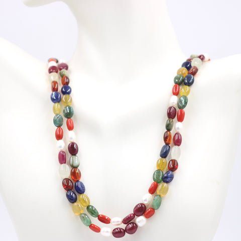 Navratna Beaded Necklace