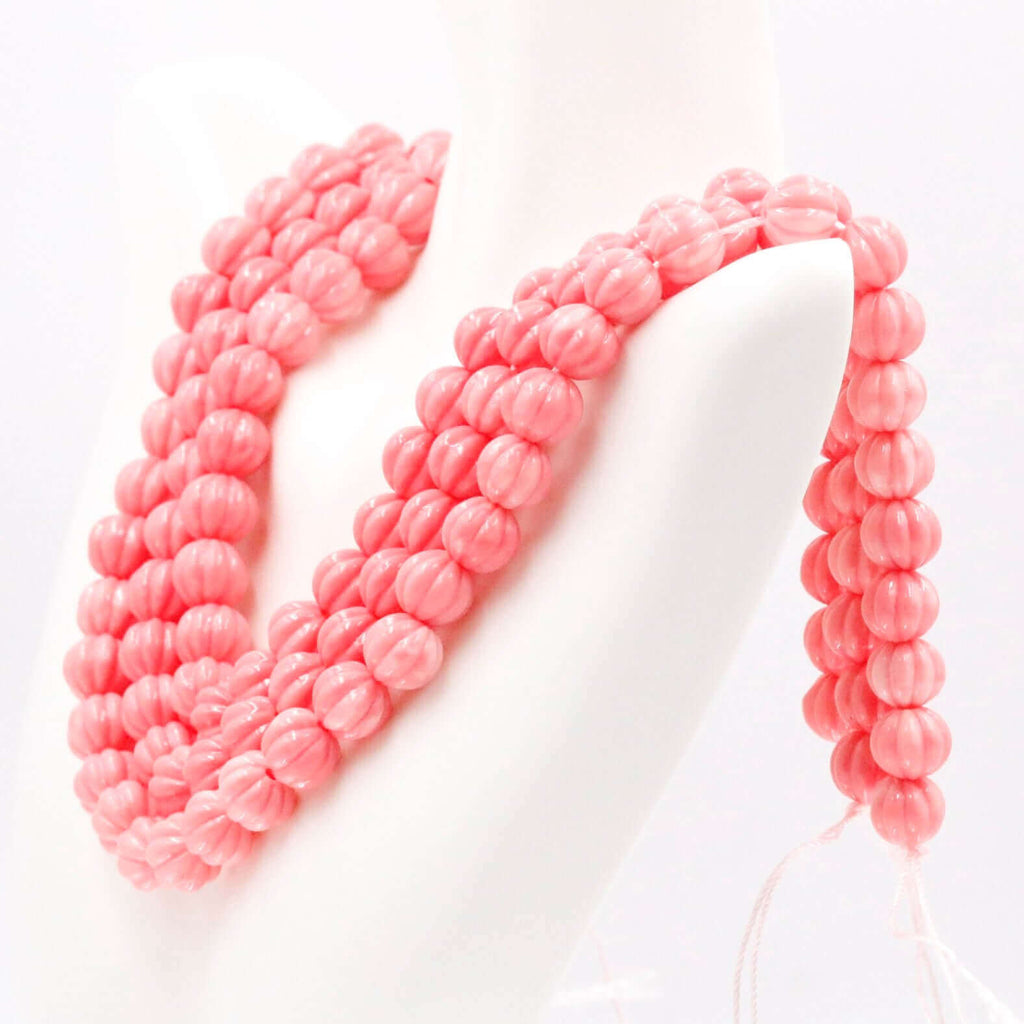 Resin Coral for DIY Jewelry: Pink Melon Beads
