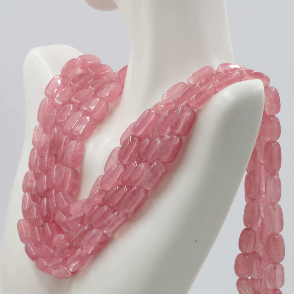 Peach Quartz Beads: Authentic Necklace Charm