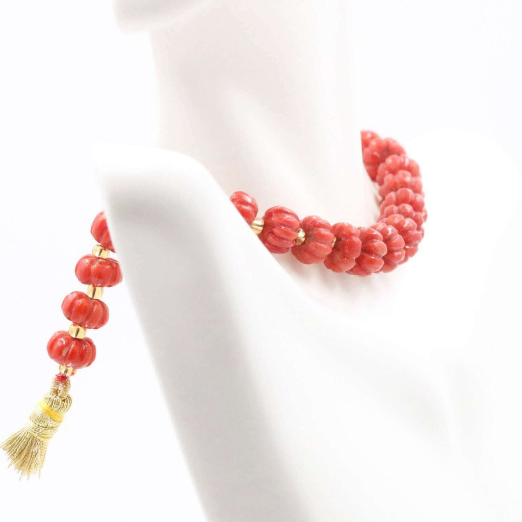 Red Coral Gemstone Carved 