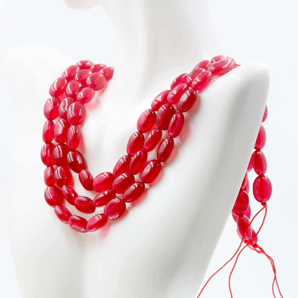Red Quartz Jewelry Supplies: Beaded Elegance