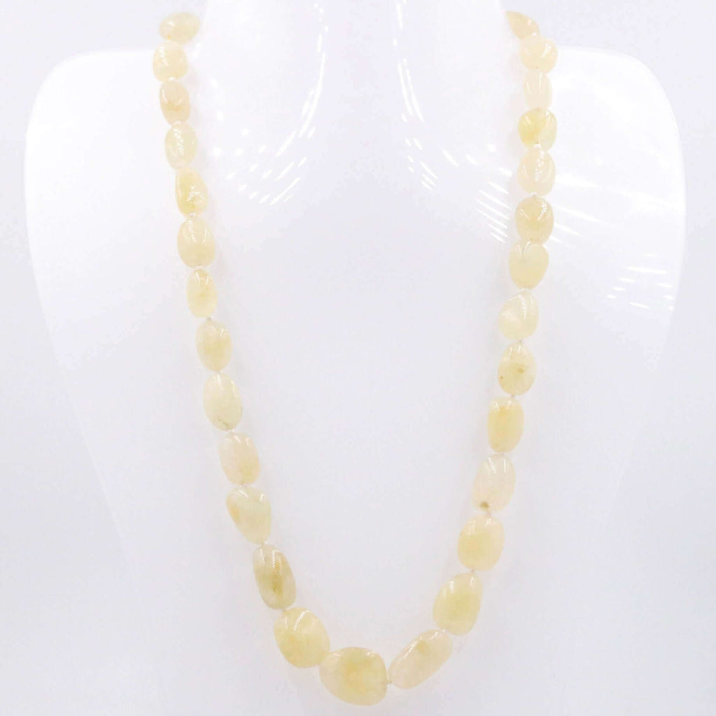 Yellow Heliodor Necklace: Natural Beauty