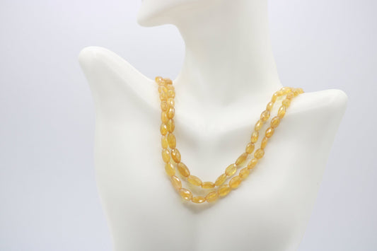 Natural Yellow Sapphire Necklace - Taj Mahal Gems