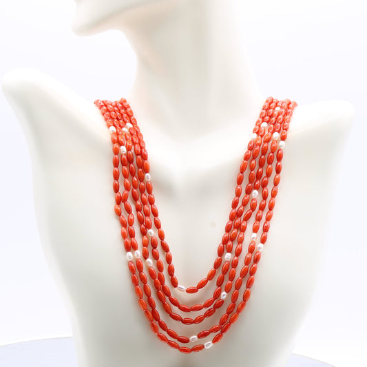 Taiwan Coral with Fresh Water Pearl