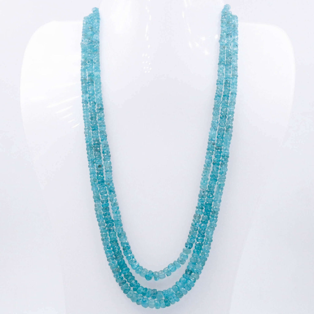 Natural Blue Apatite Necklace - Perfect Birthday Present for Girlfriend