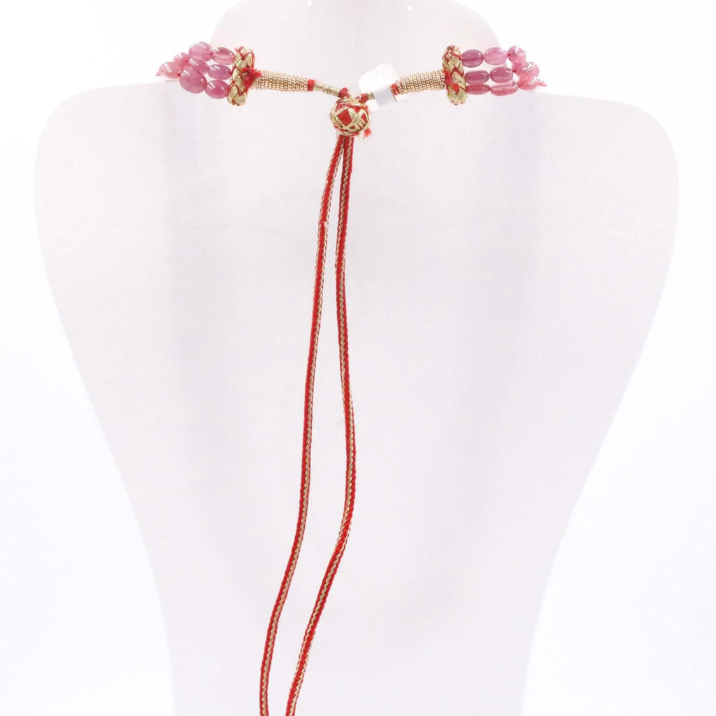 Classic Ruby and Pearl Sarafa Necklace