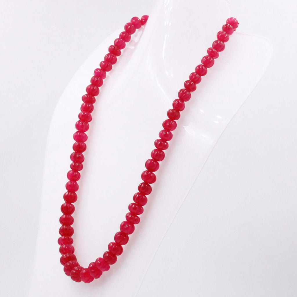 Sarafa Necklace with Ruby Accents
