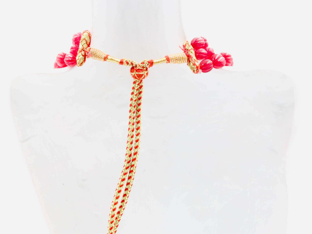 Natural Red Quartzite Necklace: Vibrant Beauty