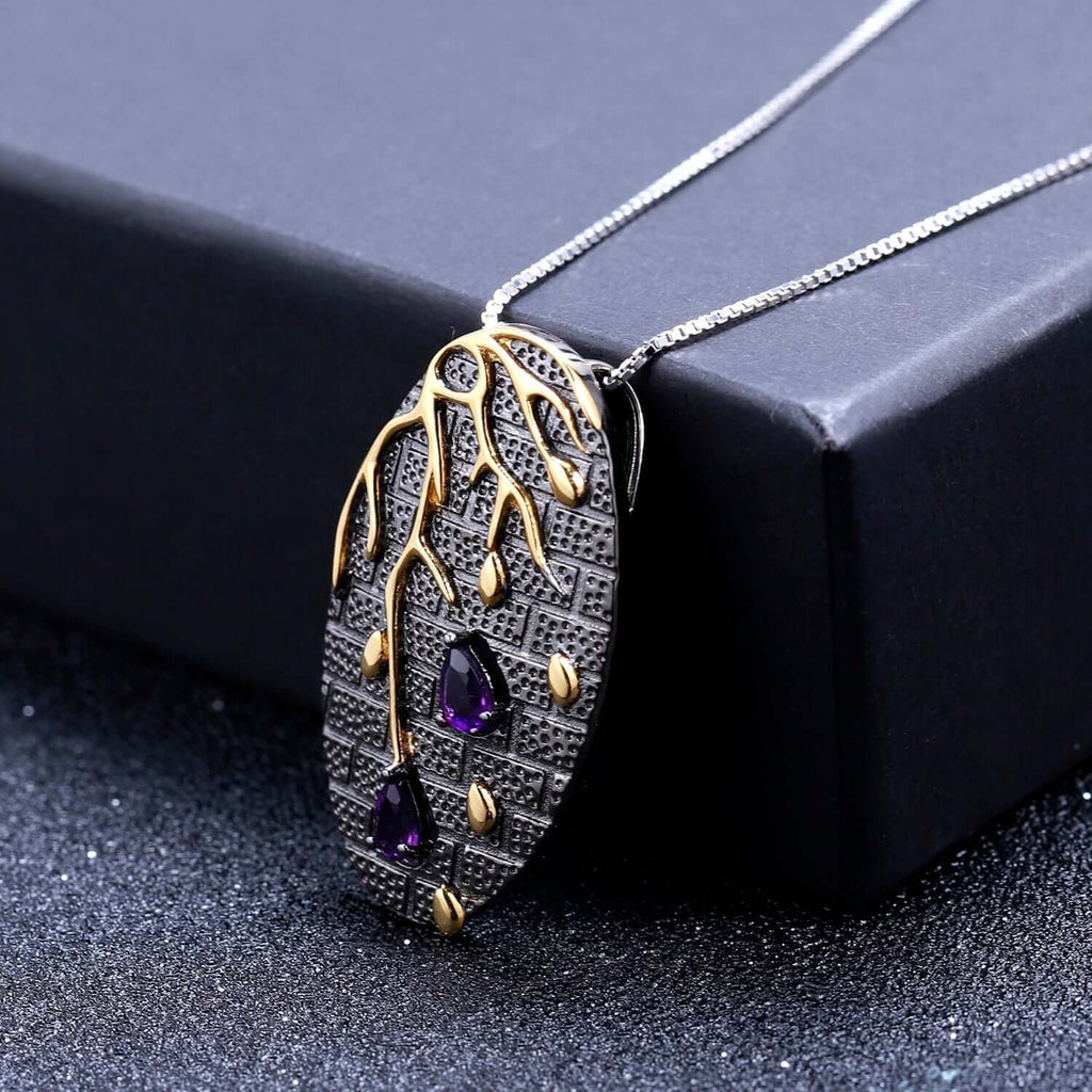 Sterling Silver Tree Necklace 