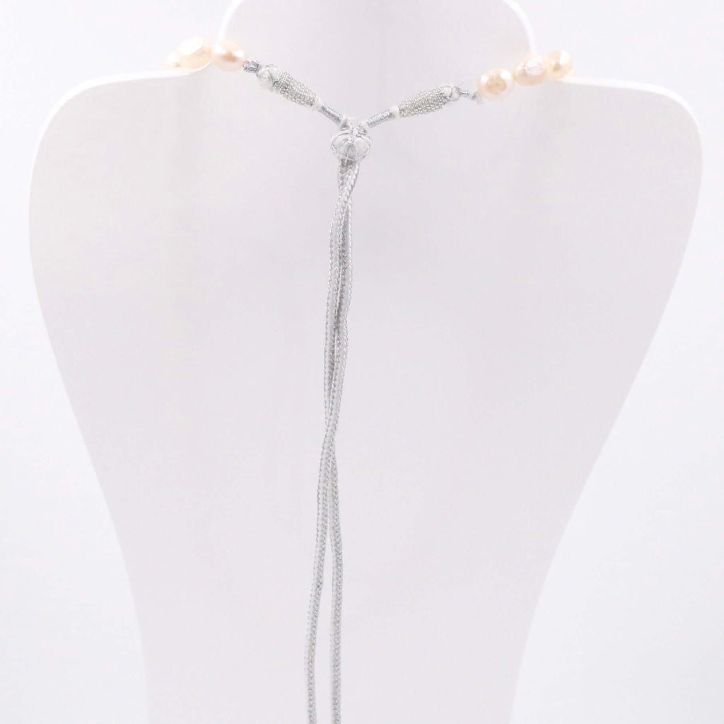 Indian Style Multi Strand Necklace with Pearls